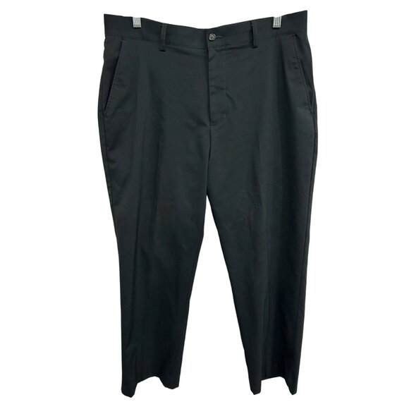 Izod PFX Mens Black Performance Pants Sz 36 X 30 - Picture 1 of 7